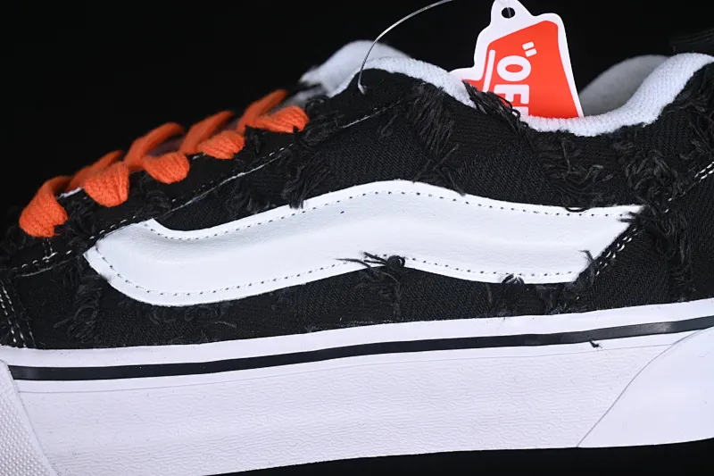 All categories Vans Vans series Vans Low Vans low-top Vans Knu Skool Vans denim rag low-top retro casual fat bread shoes VN0009QC6BT